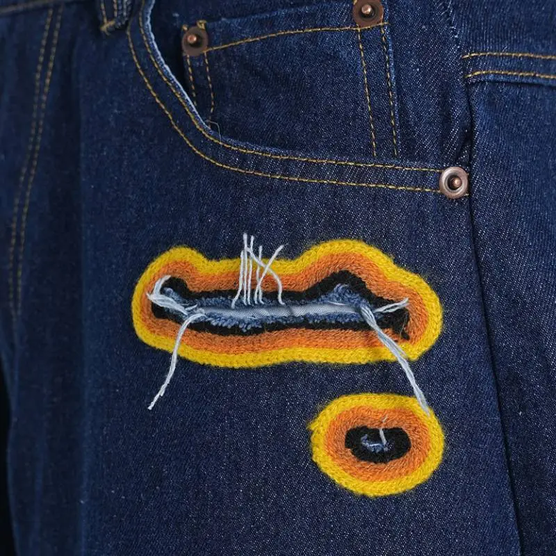 Casual Loose Denim Shorts-9