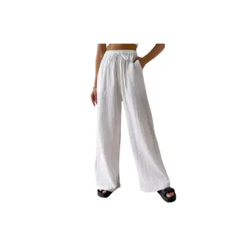 Fashionable Elegant Polyester Casual Pants Women