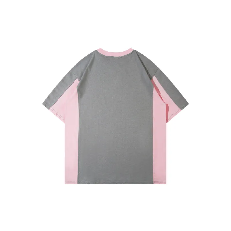 Street Loose Cotton Blended Fabric T Shirt Unisex-1