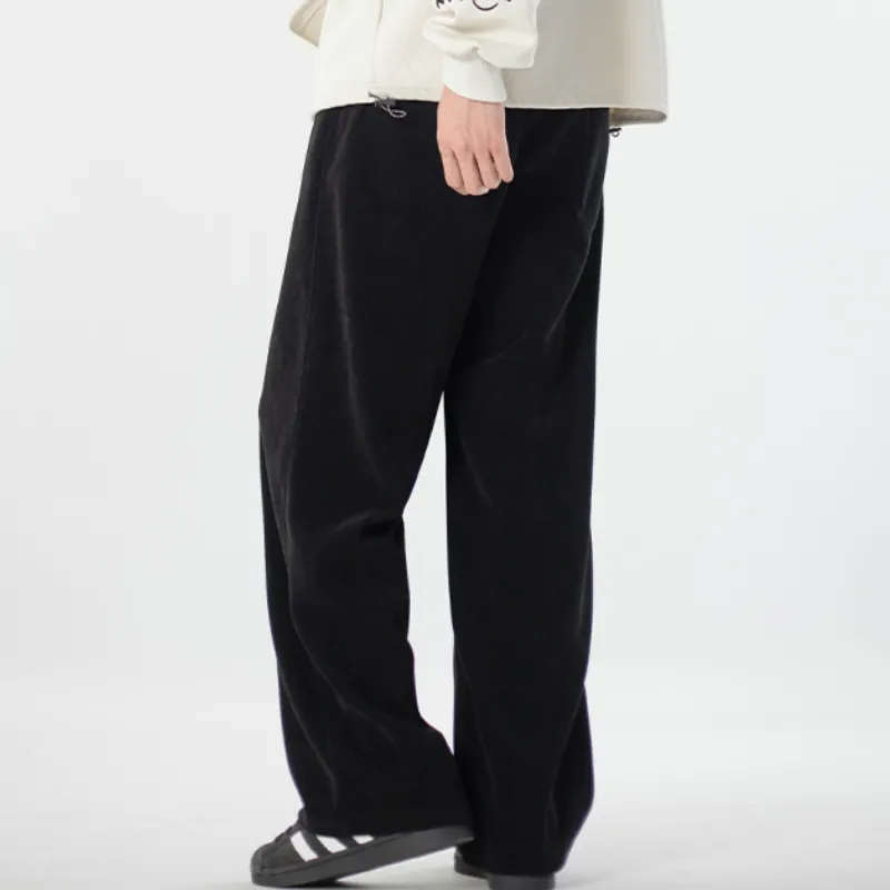 Simple Loose Chenille Casual Pants Unisex-1