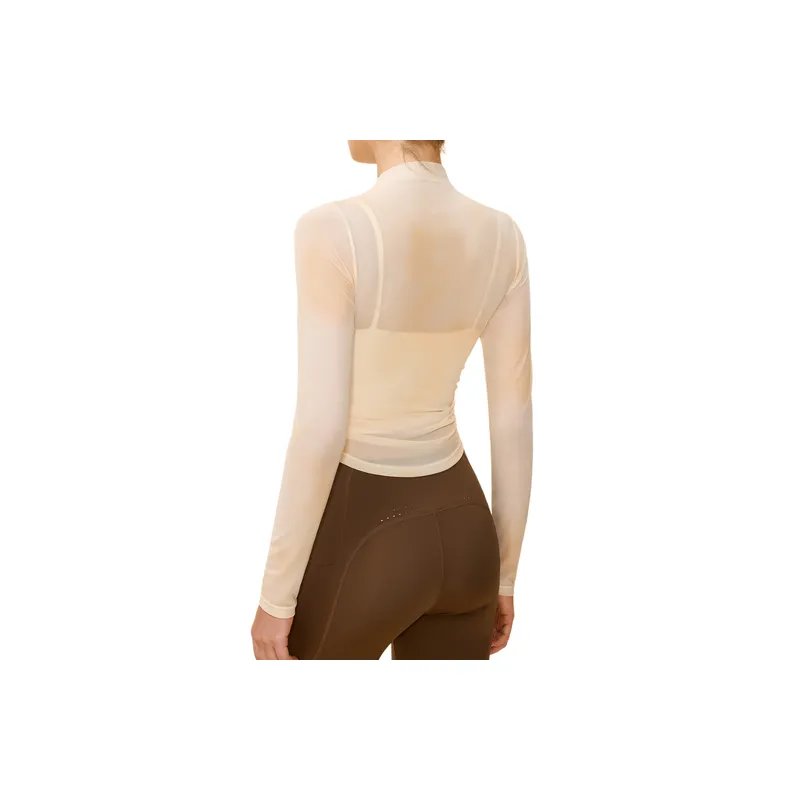 Fashionable Sporty Blended Synthetic Fabrics T Shirt Women-2