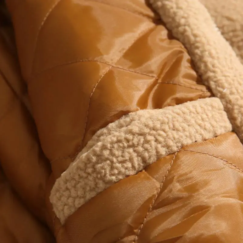 Loose Casual Quilted Jacket-7