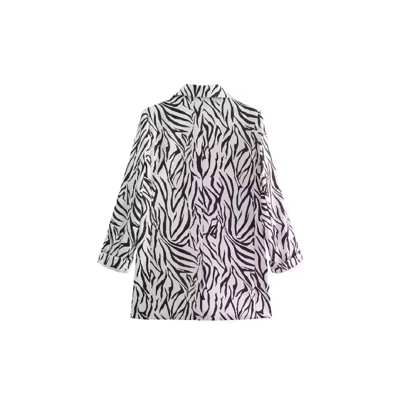 Retro Casual Polyester Business Suit Women-5