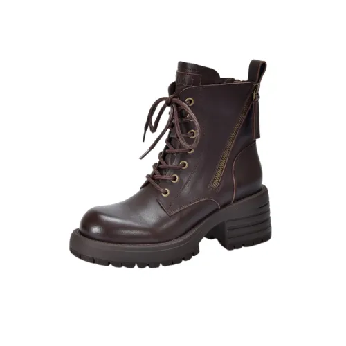 Fashionable Zipper Martin Boot