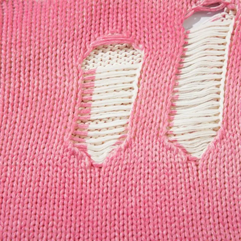 Ripped Loose Sweater-3