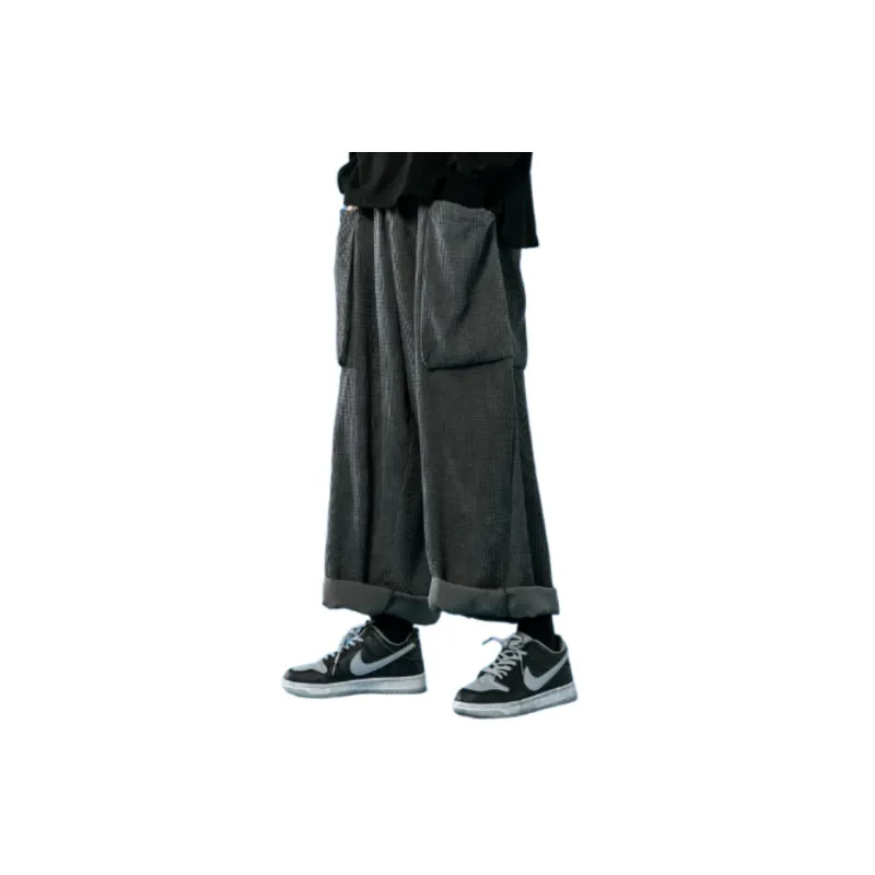 Street Loose Corduroy Baggy Casual Pants-1