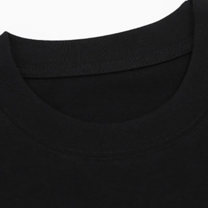 Street Loose Cotton Blended Fabric T Shirt Unisex-4