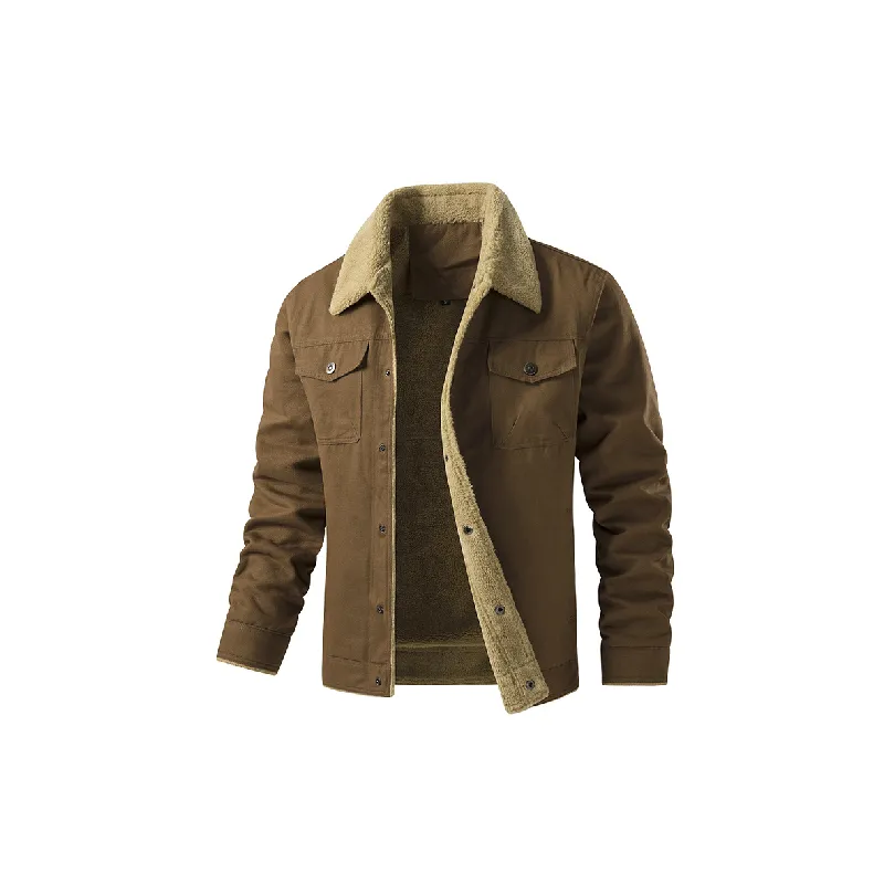 Casual Warm Cotton Jacket-6