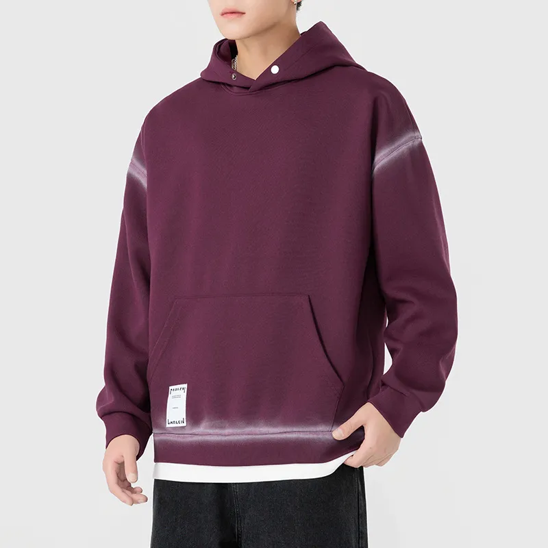 Trendy Simple Cotton Sweatshirt-5