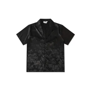 Floral Loose Polyester Shirt
