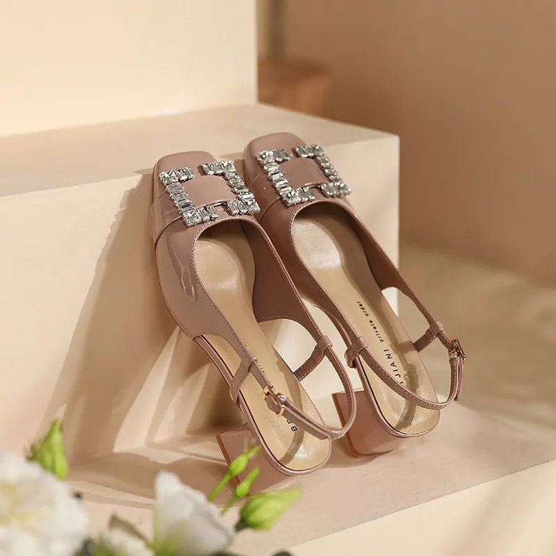 Glamorous Rhinestone High Heels-3