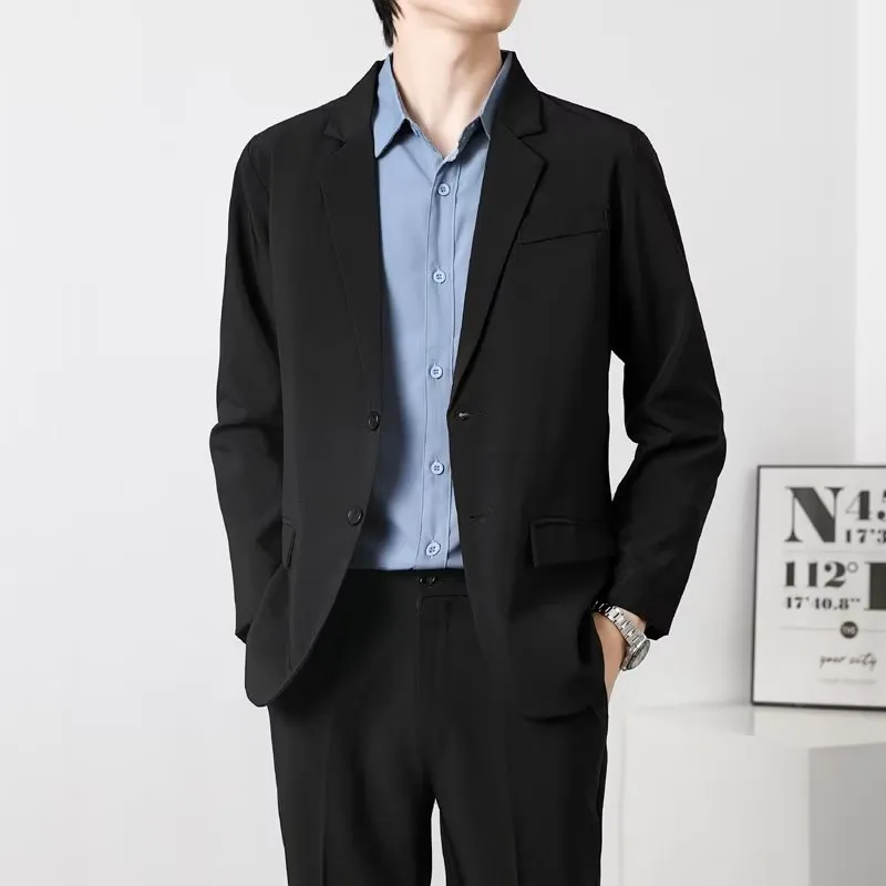 Casual Basics Loose Business Suit-6