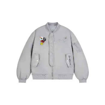 Trendy Embroidered Cotton Jacket