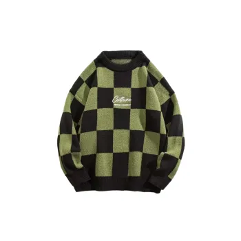 Plaid Loose Sweater