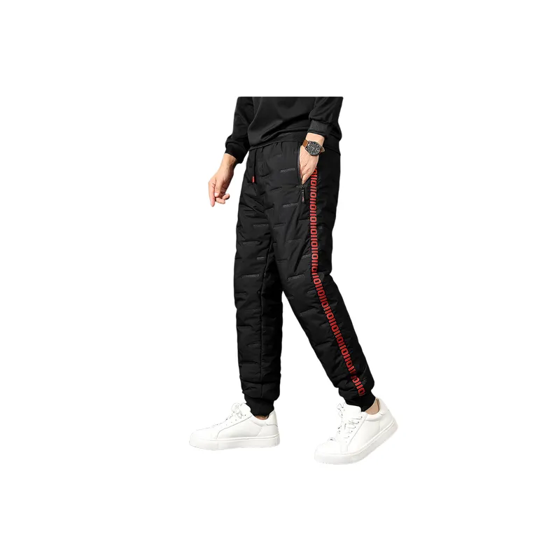 Simple Loose Cotton Blended Fabric Casual Pants-1
