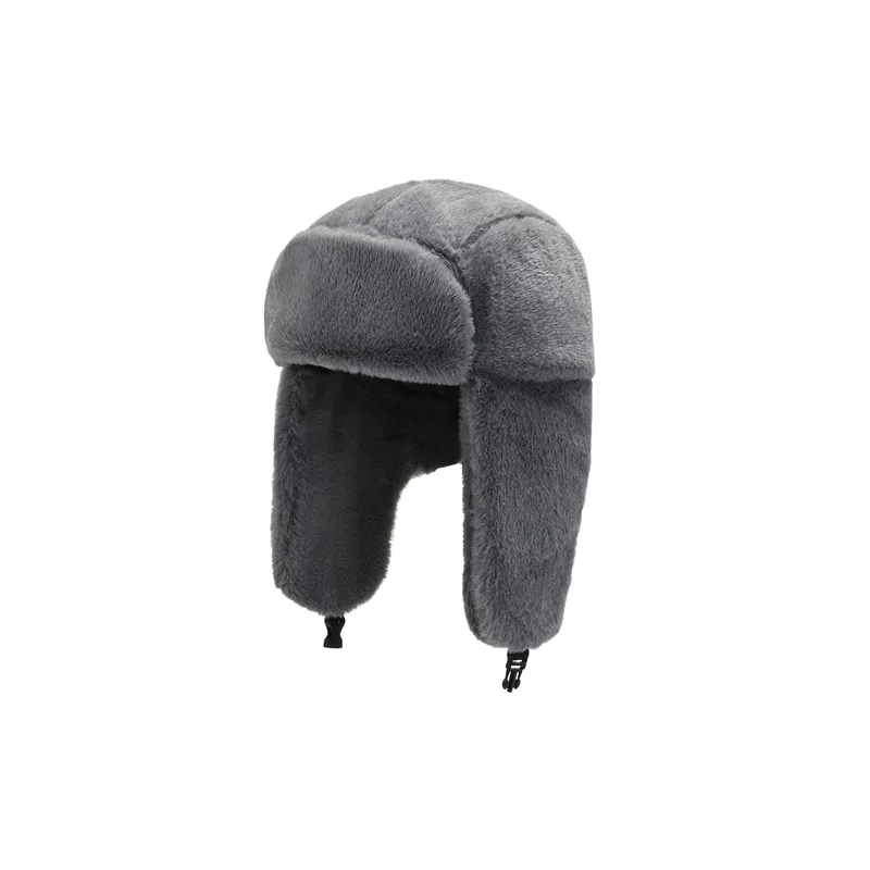 Simple Warming Red Army Cap-1