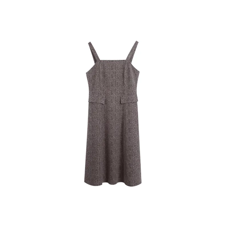Casual Fashionable Woolen Fabric Dress Women