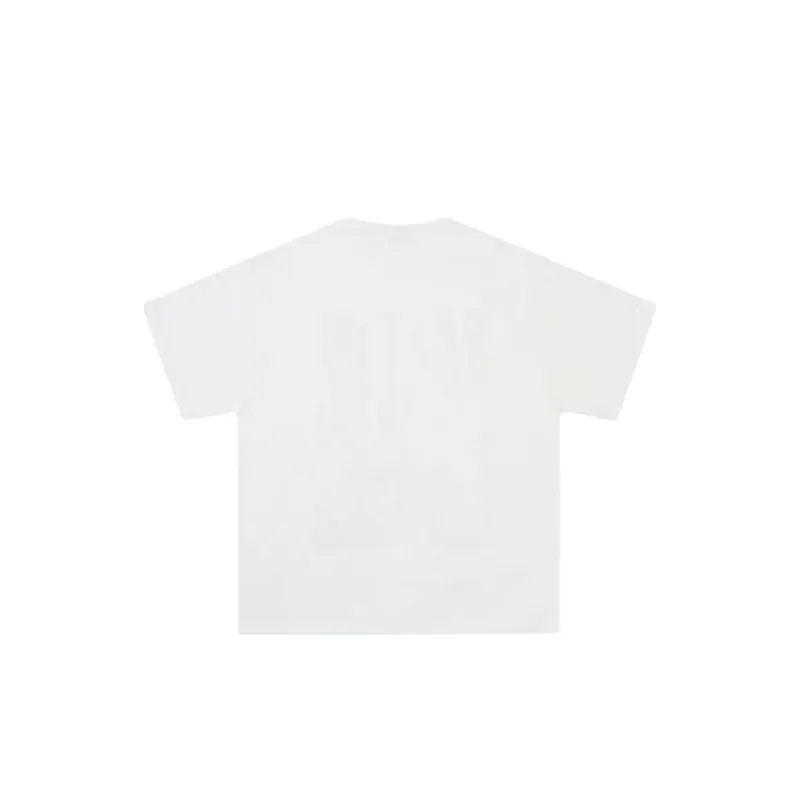 Fine Cotton Letter Printing T Shirt-7