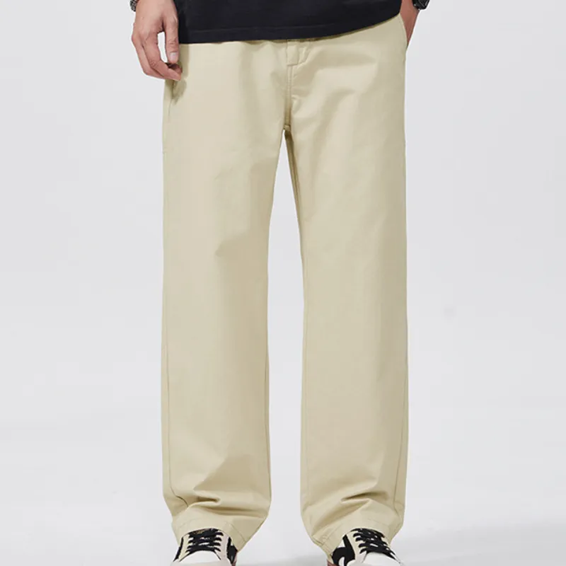 Fashionable Breathable Cotton Casual Pants-4