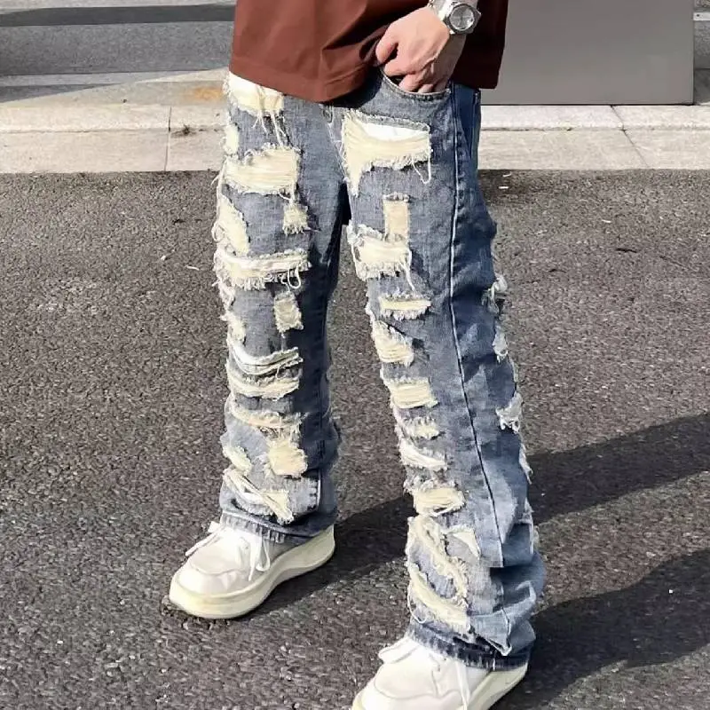 Retro Loose Baggy Jeans-3