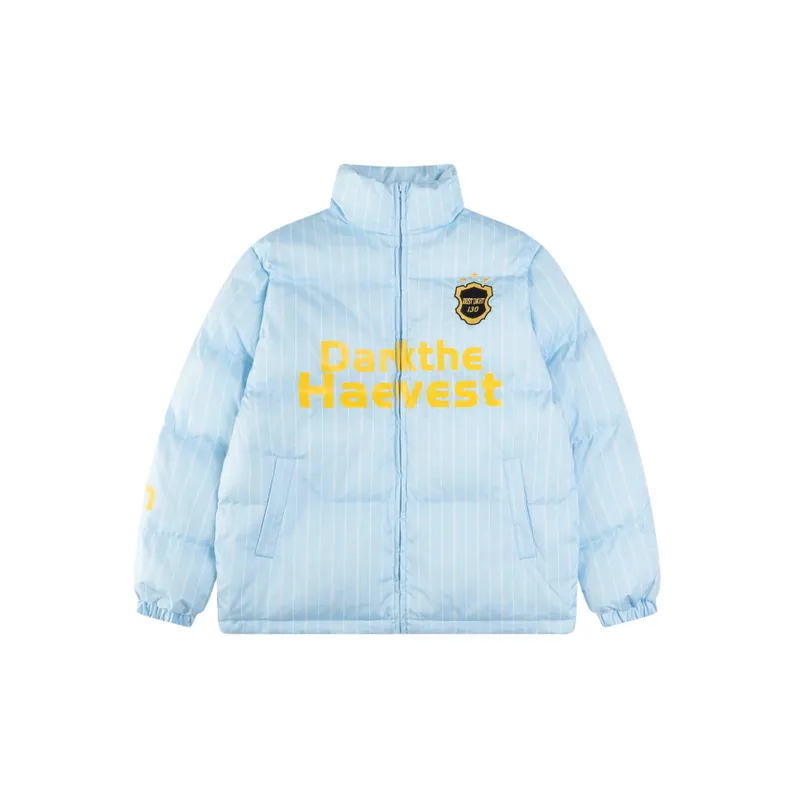 Loose Casual Blended Synthetic Fabrics Quilted Jacket-0