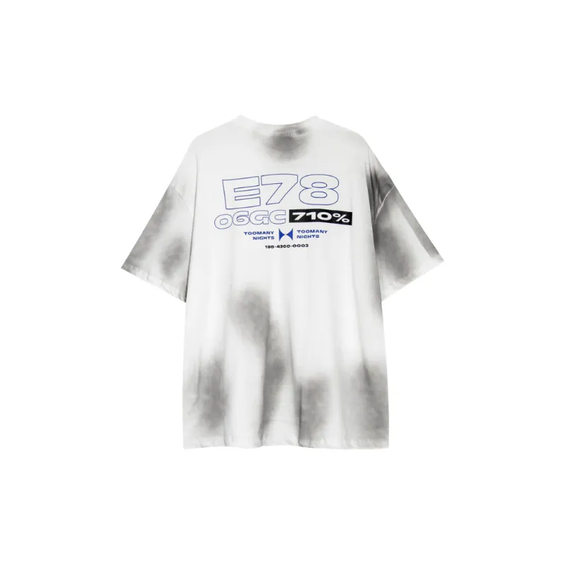 Fashionable Tie Dye 100% Cotton T Shirt-1