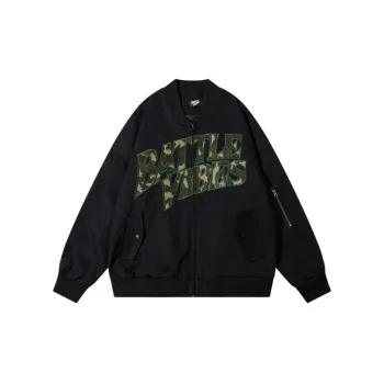 New Style Loose Windproof Design Sense Embroidered Daily Jacket