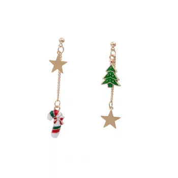 Street Christmas Star Earring
