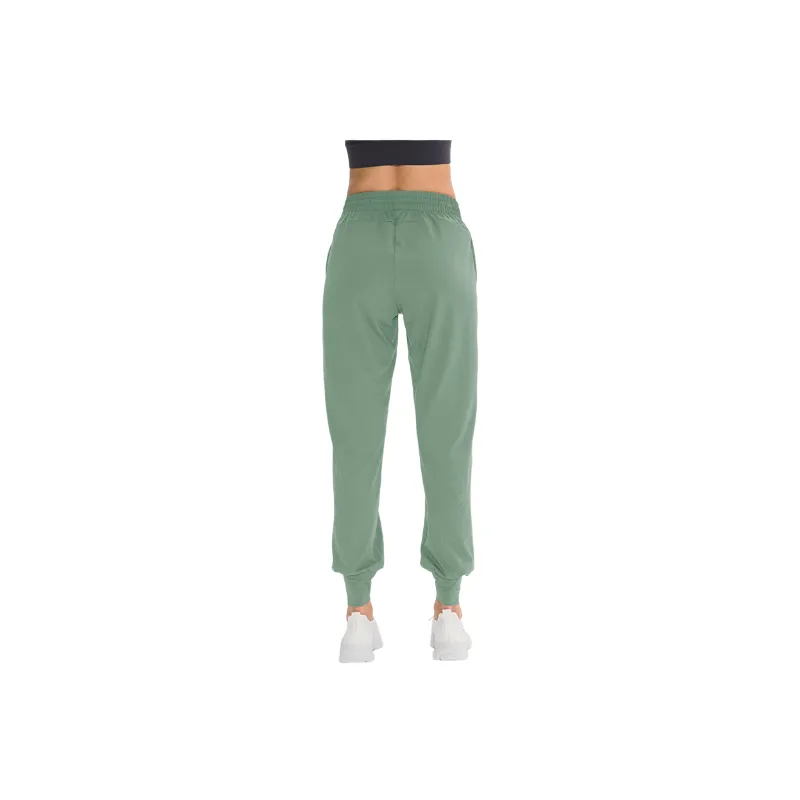 Sporty Casual Polyester Sports Pants Women-9