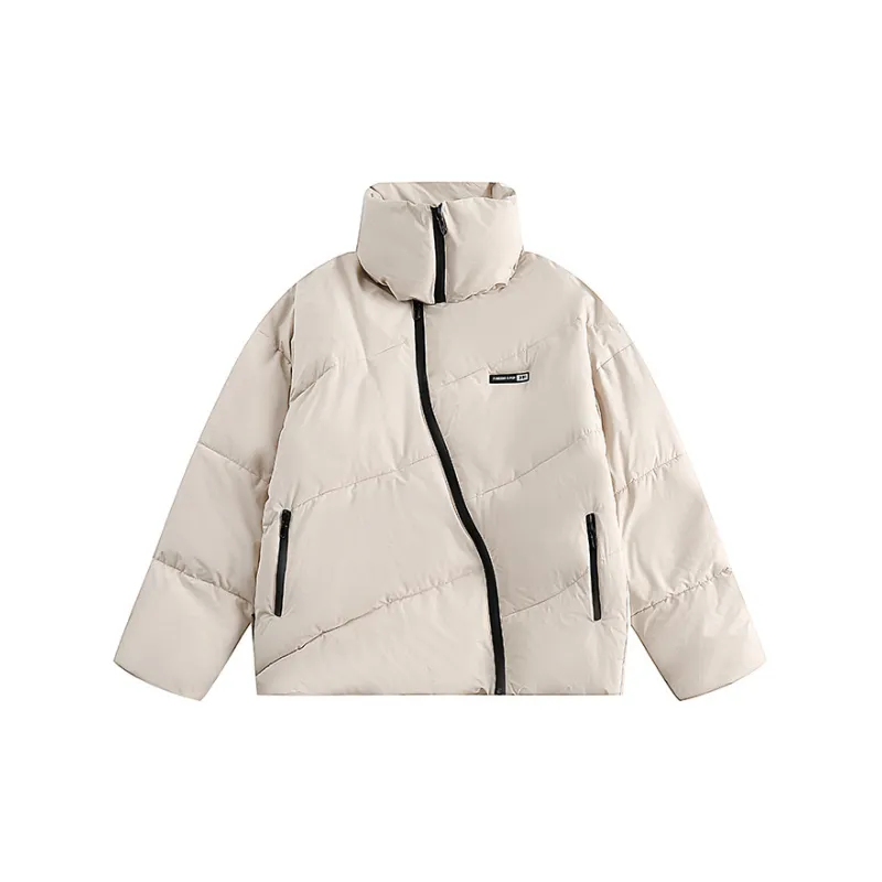 Casual Loose Stand Collar Cotton Coat-7