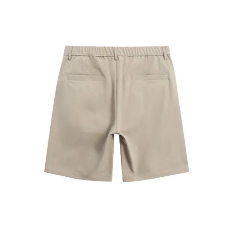 Business Simple Polyester Casual Shorts-7