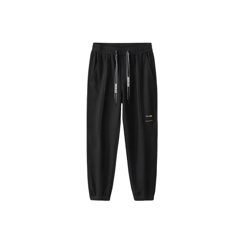 Simple Sporty Blended Synthetic Fabrics Casual Pants-12