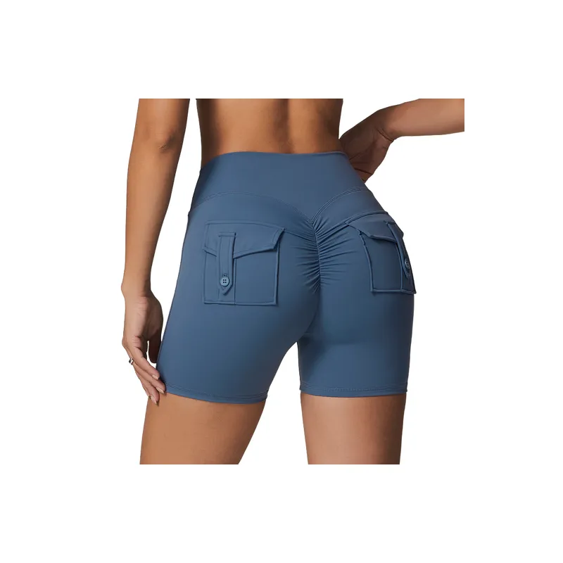 Basics Plain Sports Shorts Women-4