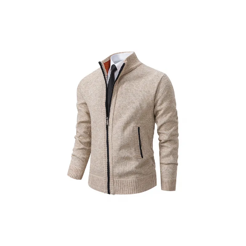 Casual Warm Cotton Blended Fabric Jacket-2