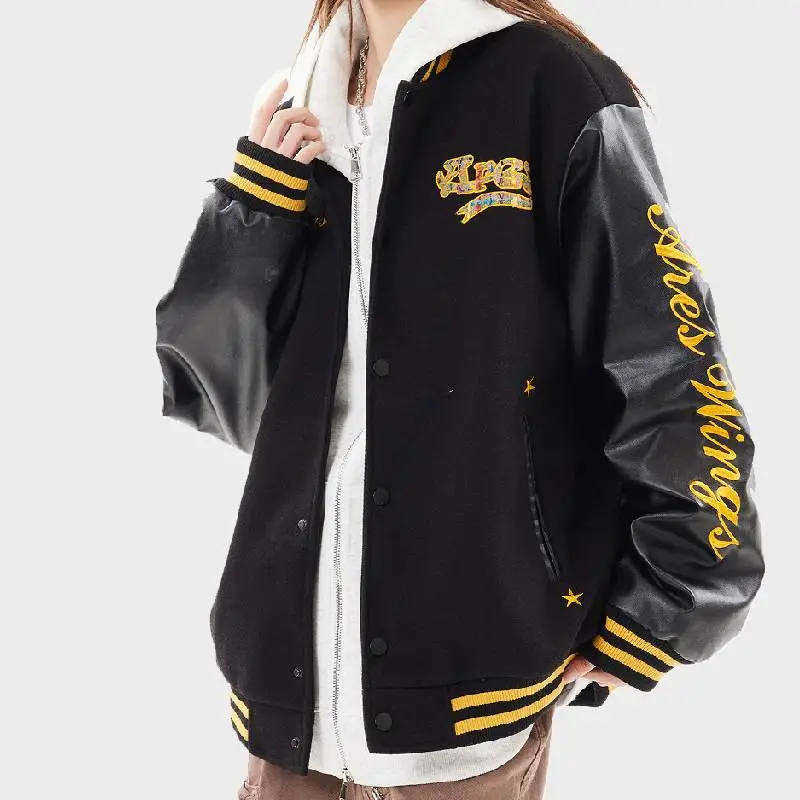 Retro Embroidered Baseball Jersey-7