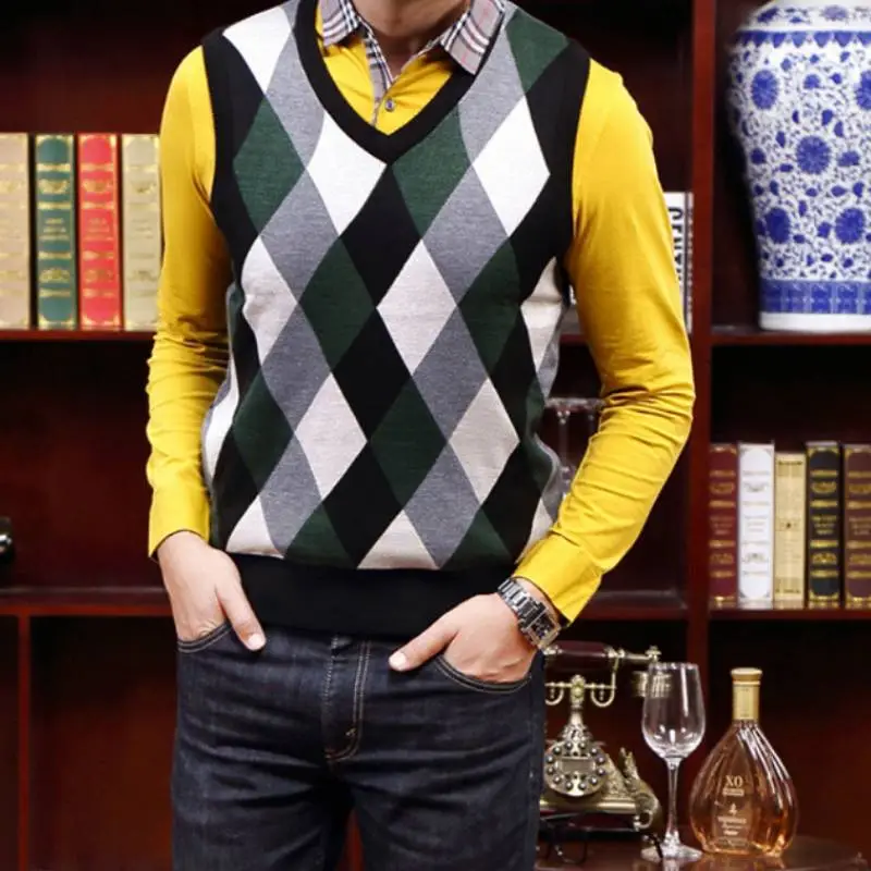 Simple Fashionable Wool Vest-2