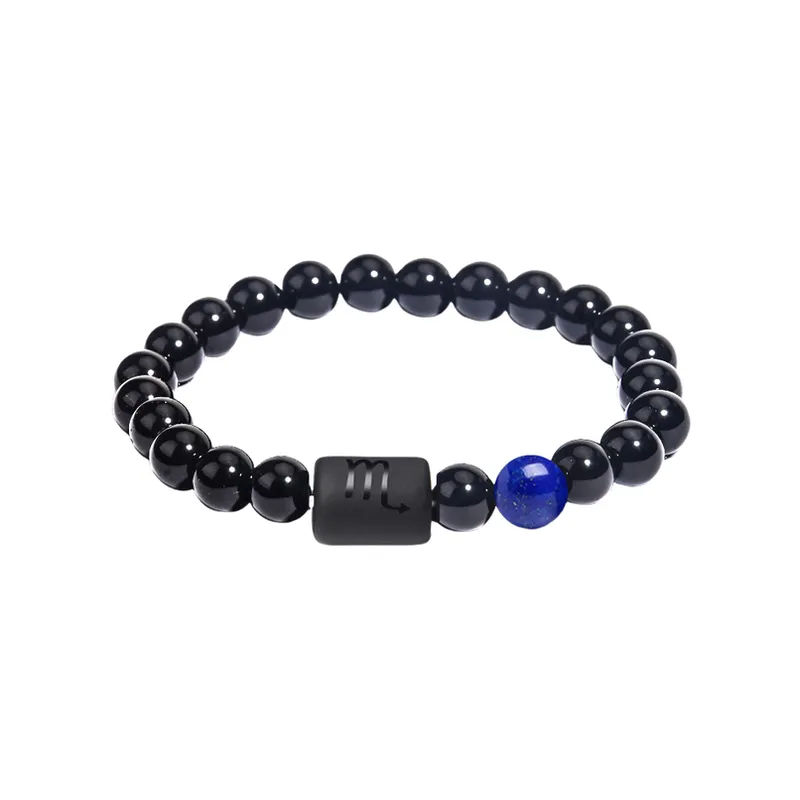 Twelve Constellations Elastic Bracelet-0