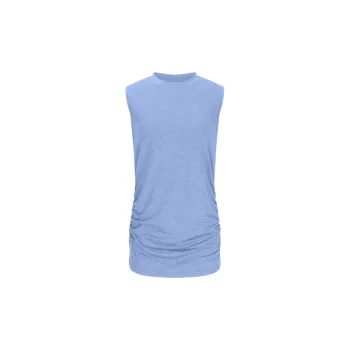 Plain Loose Polyester Vest Women