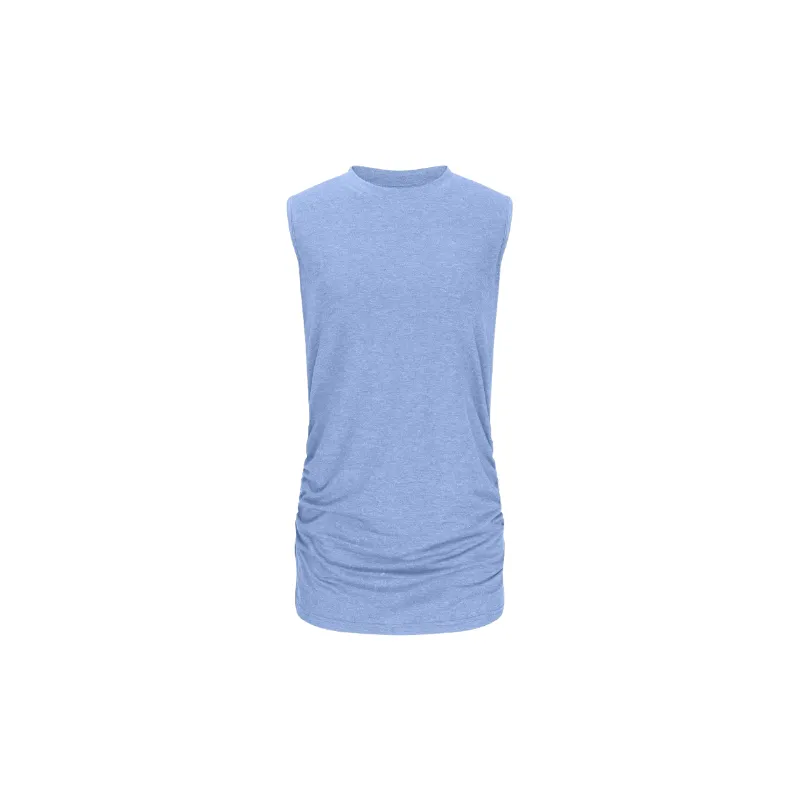 Plain Loose Polyester Vest Women-10