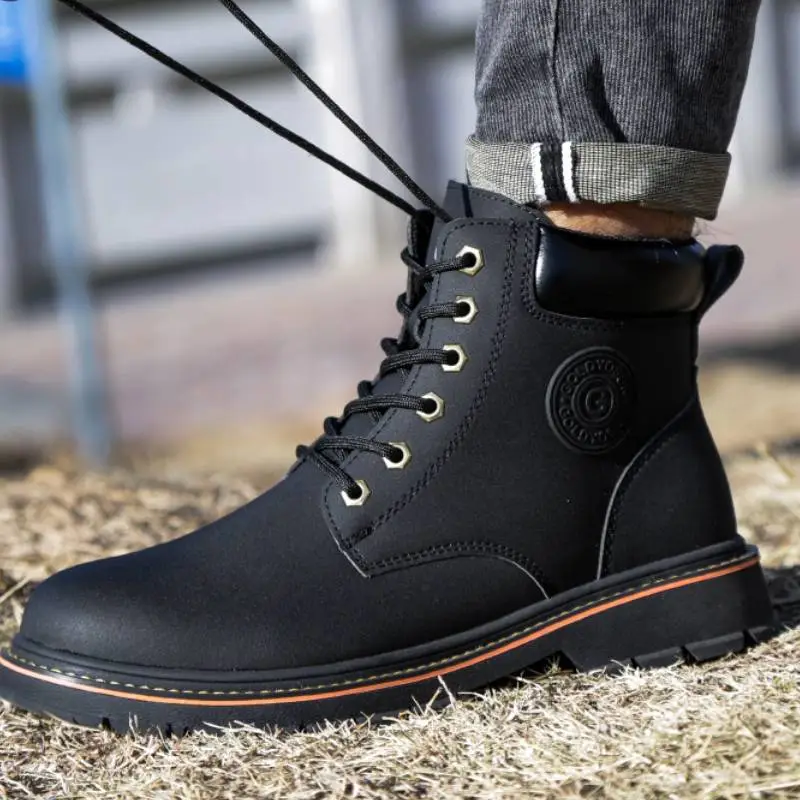 Casual Simple Outdoor Boots-2