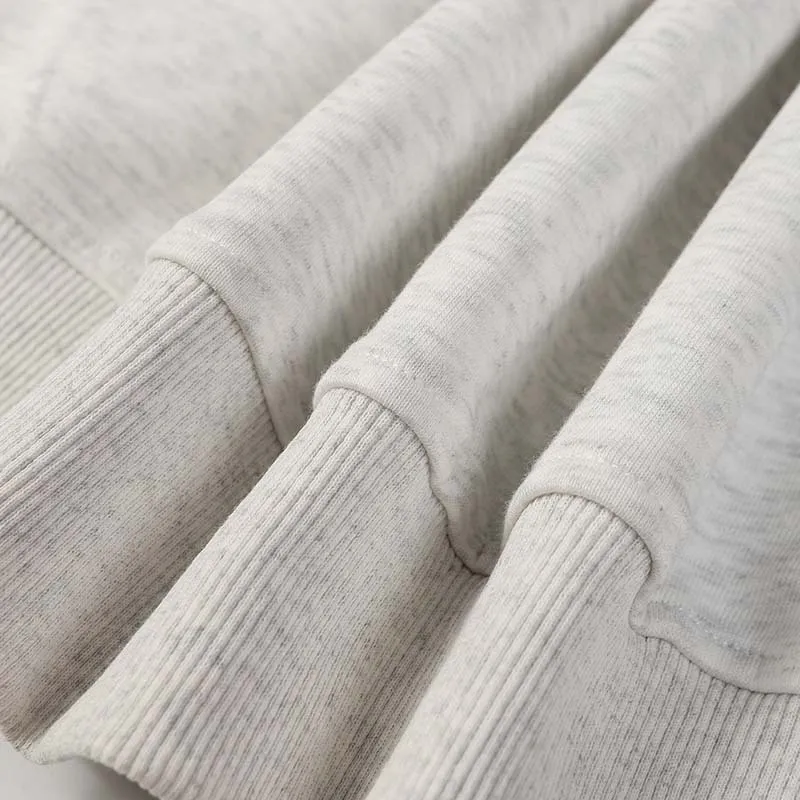Fashionable Loose Cotton Blended Fabric Sweatshirt-5