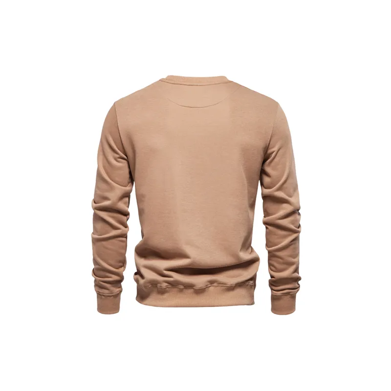 Plain Loose Sweatshirt-7