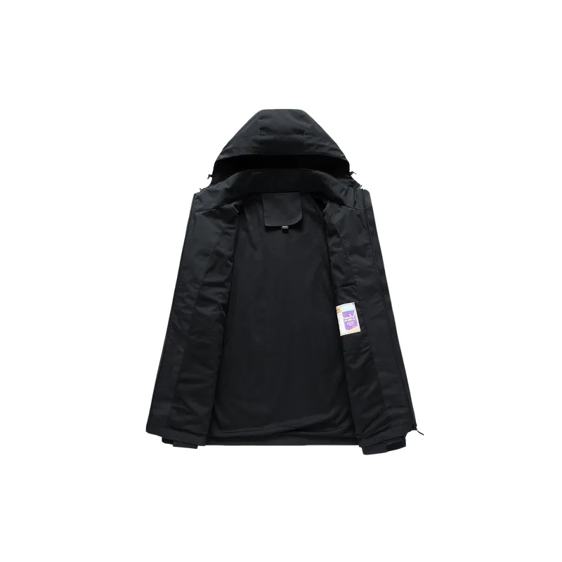 Retro Loose Polyester Outdoor Jacket-1