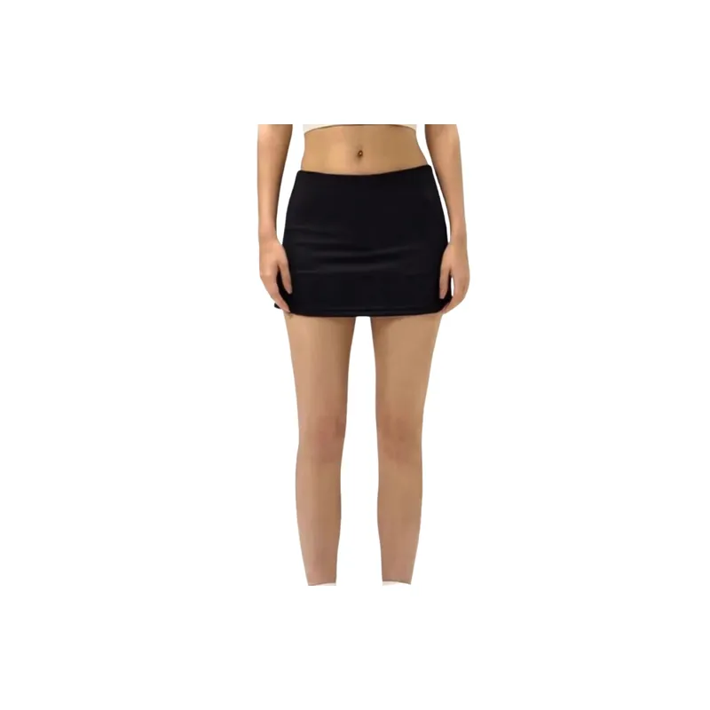 Fashionable Simple Milk Fiber Casual Skirt Women-0