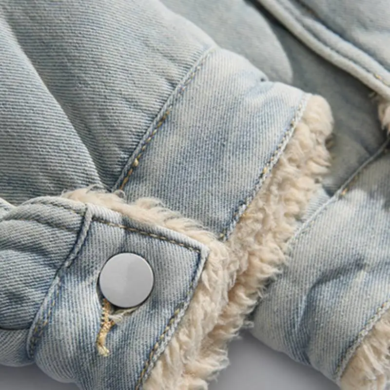 Simple Washed Polyester Jacket-4