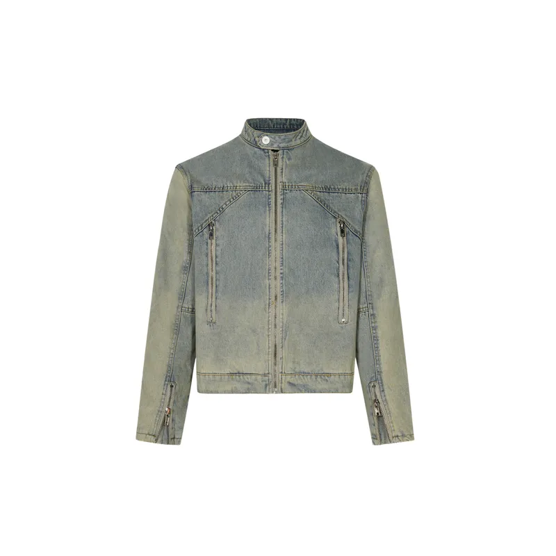 Street Loose Denim Jacket-0