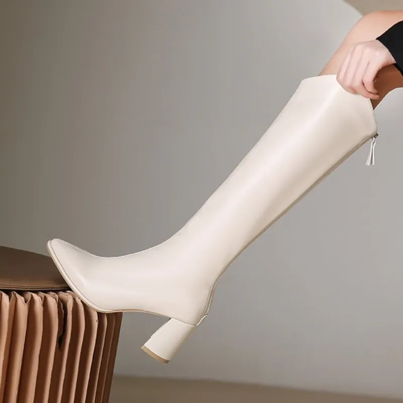 Simple Basics Knee High Boots-1