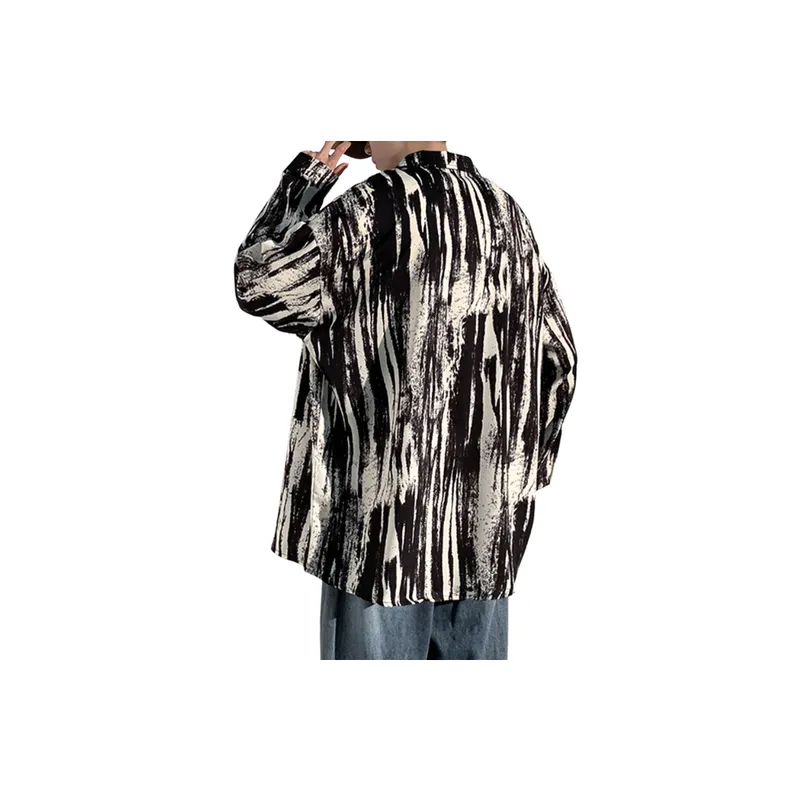 Large Size Shirt   Retro Casual Jacket-2