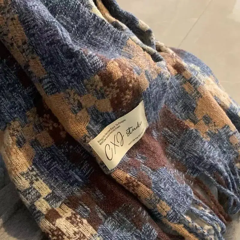 Fashionable Warming Knit Scarf-3