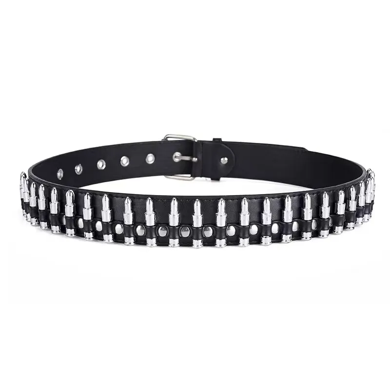Simple Punk Leather Belt